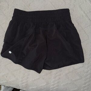 Lululemon shorts-used- black- no tags- thinking size 6- short length